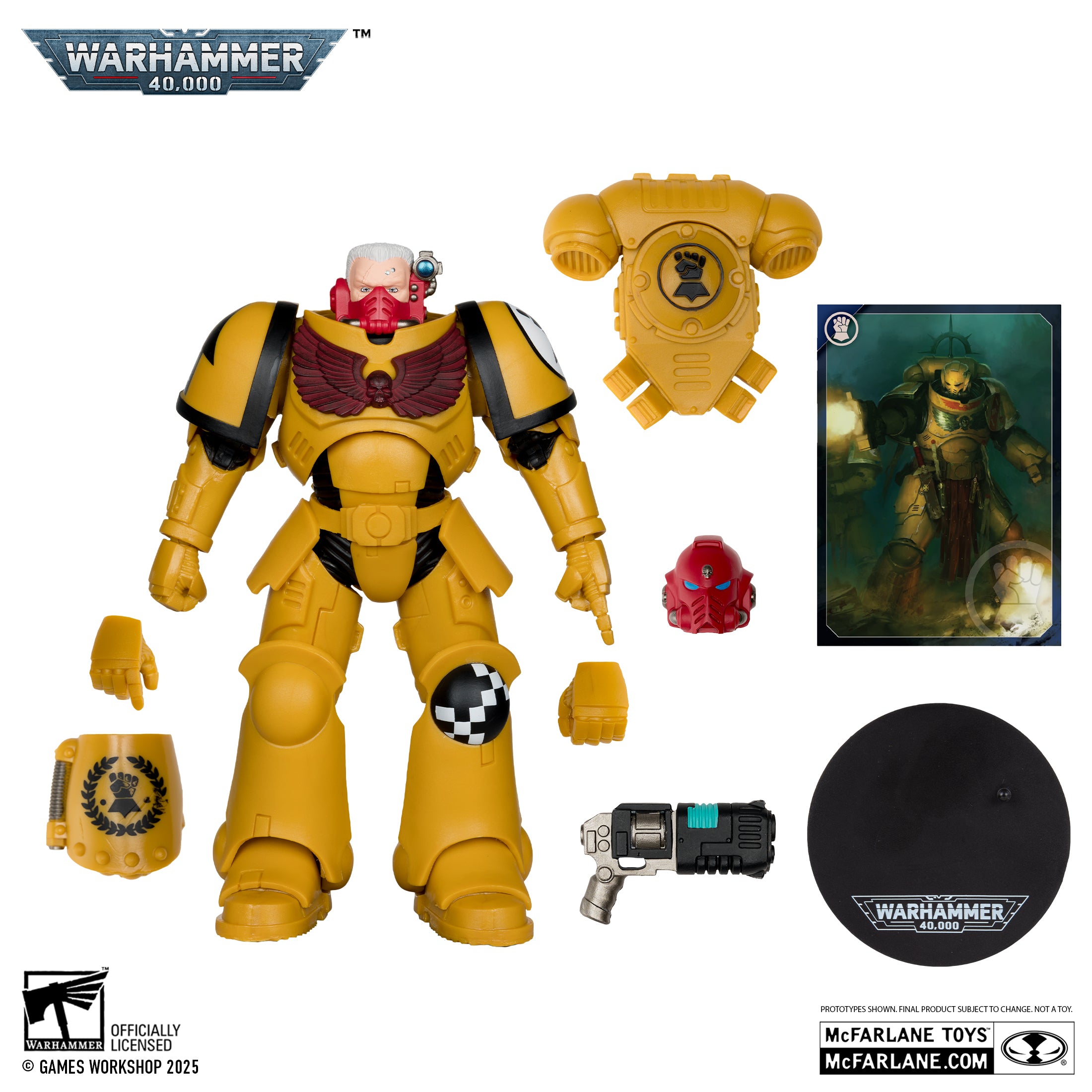 McFarlane Warhammer 40,000: Intercessor Sergeant (Imperial Fist) Gold Label Figure Action Figure