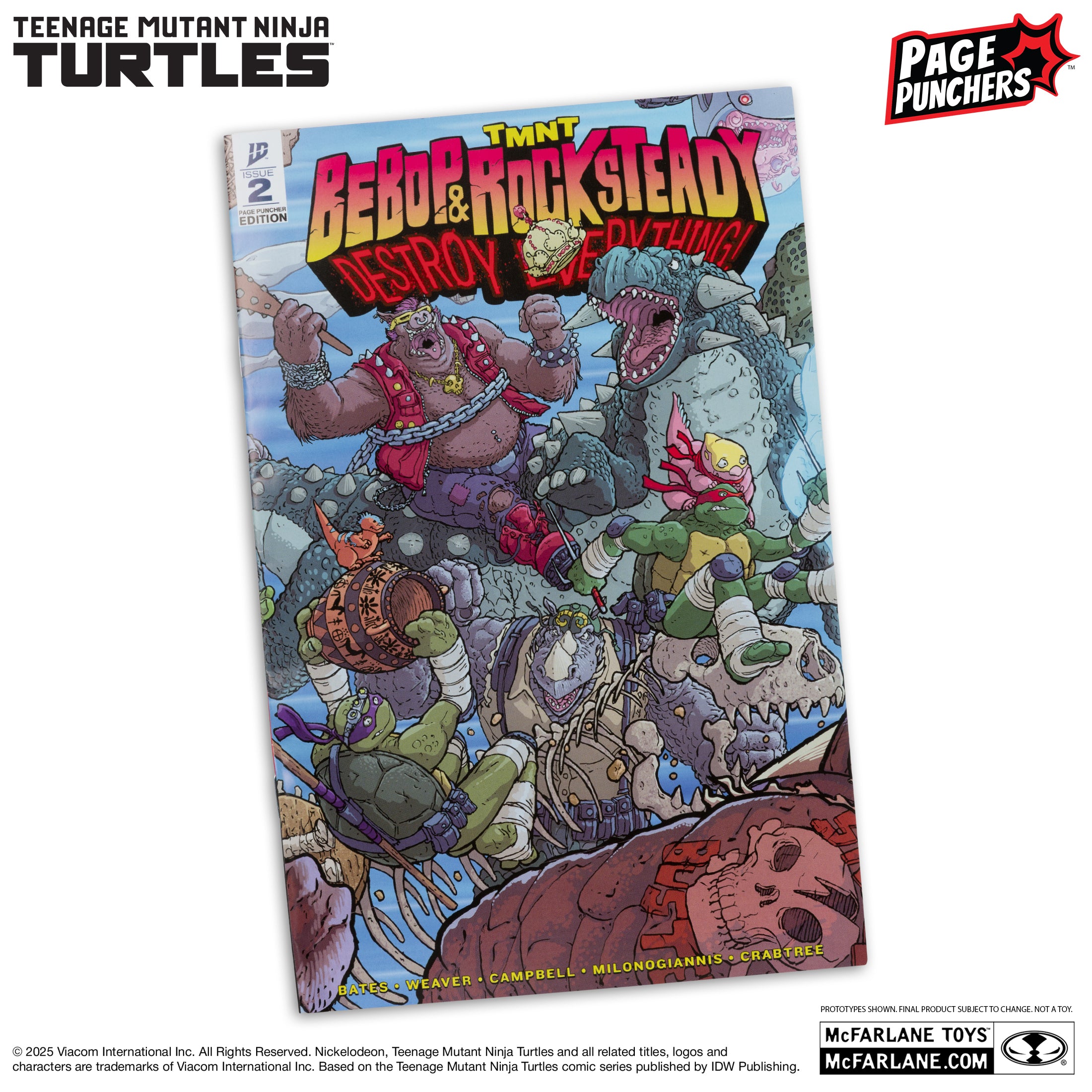 Mcfarlane - Raphael (Teenage Mutant Ninja Turtles) with Comic (Page Punchers) Action Figure