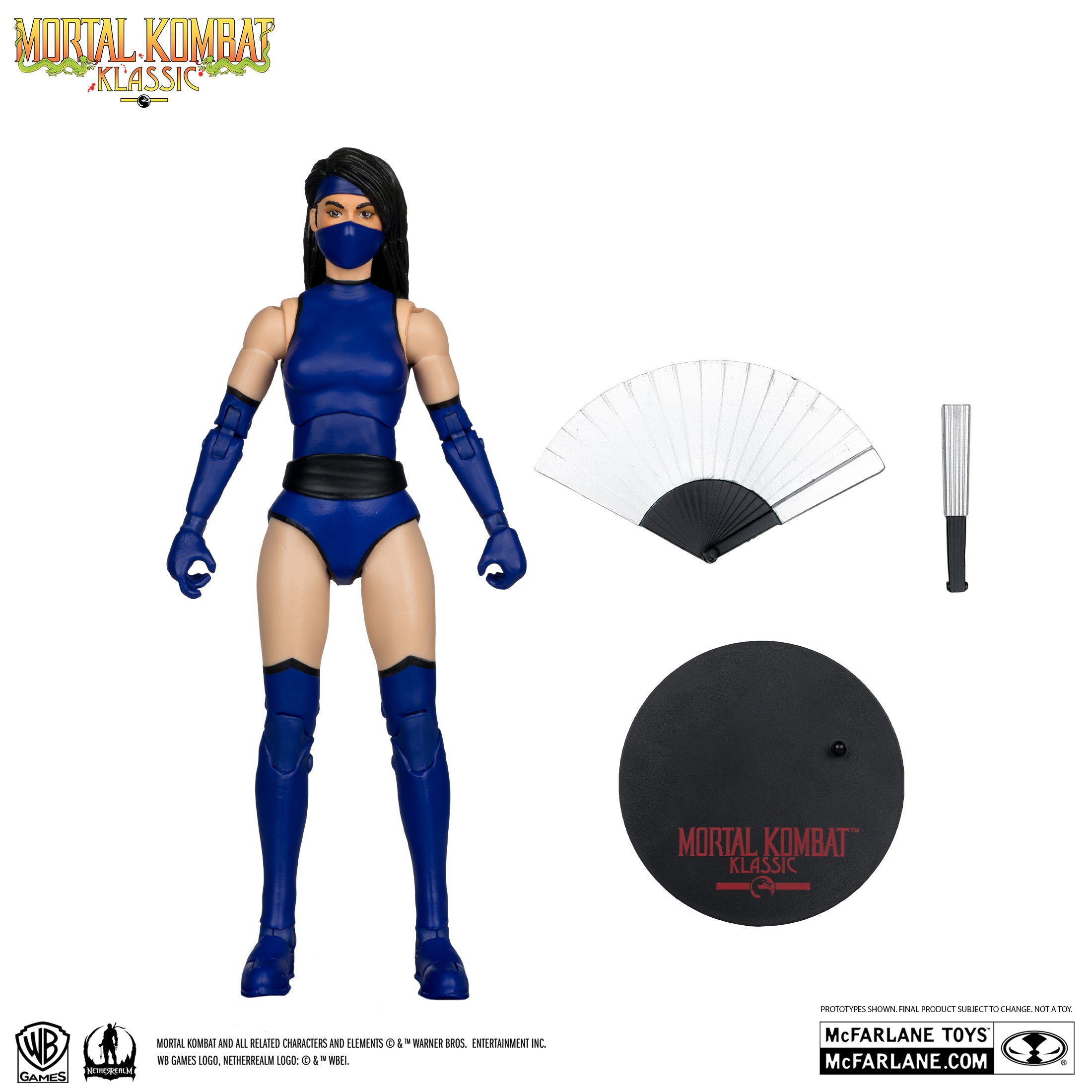 Mcfarlane Toys: Mortal Kombat Klassic - Kitana 7-inch Action Figure (Red Platinum Edition) **Chase**