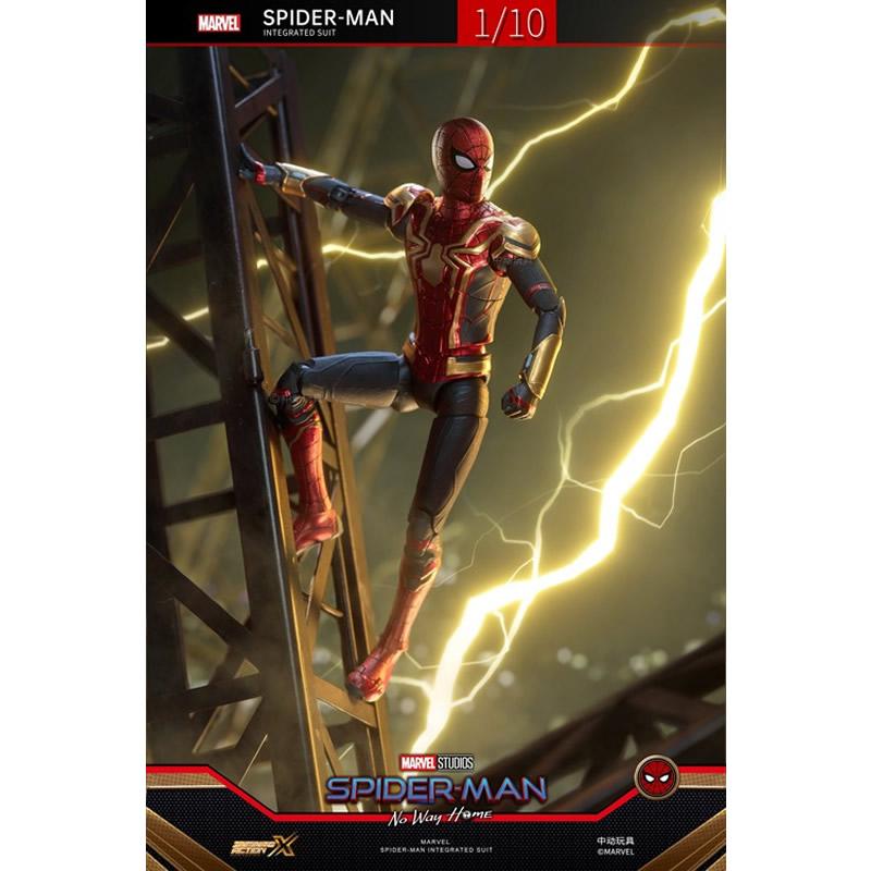 【未開封】SPIDER-MAN INTEGRATED SUIT 1/6スケール MARVEL - Spiderman No Way Home - Deluxe Spider-man Integrated Suit