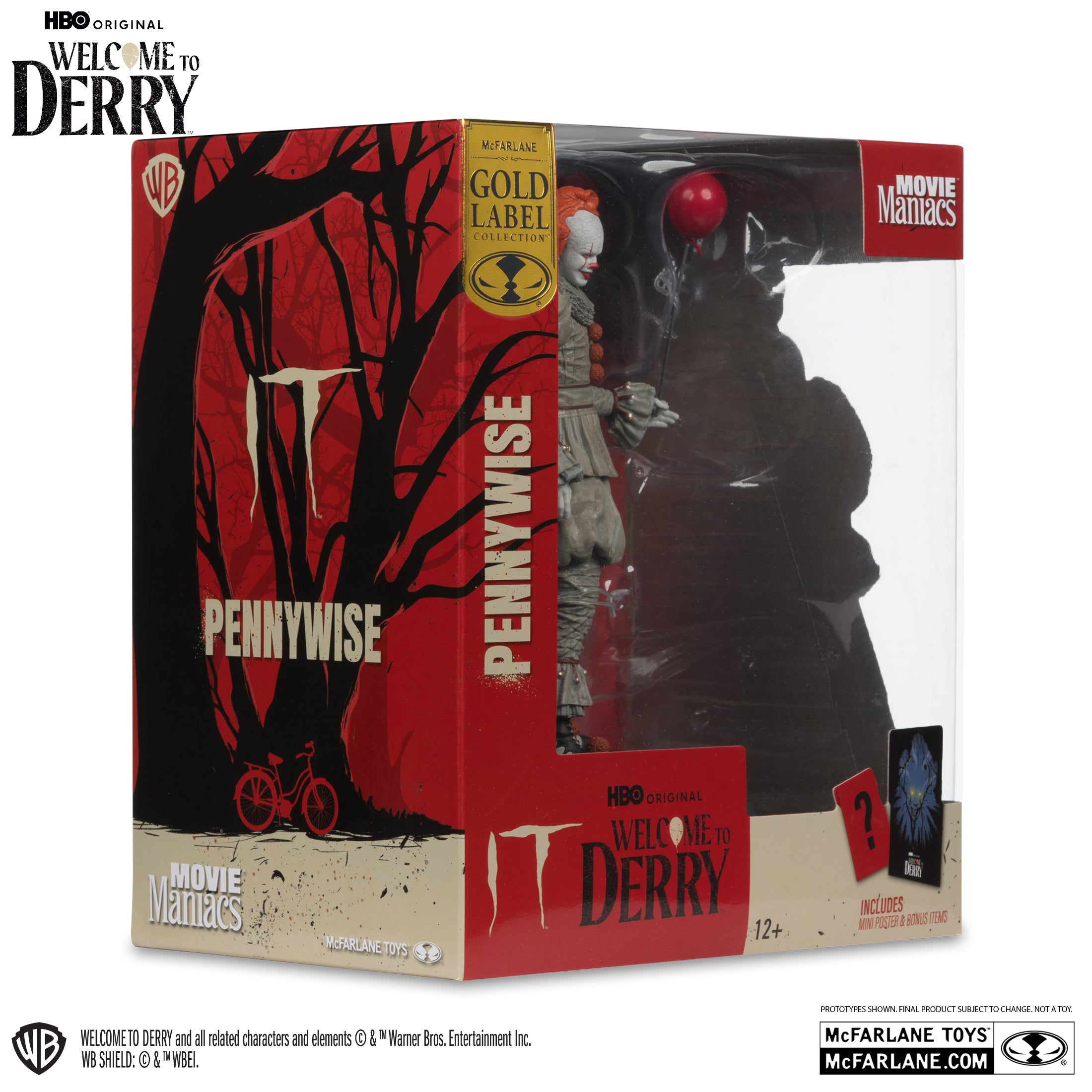 McFarlane Toys Gold Label Series - IT: Welcome to Derry – Pennywise (6-inch Posed Figure)