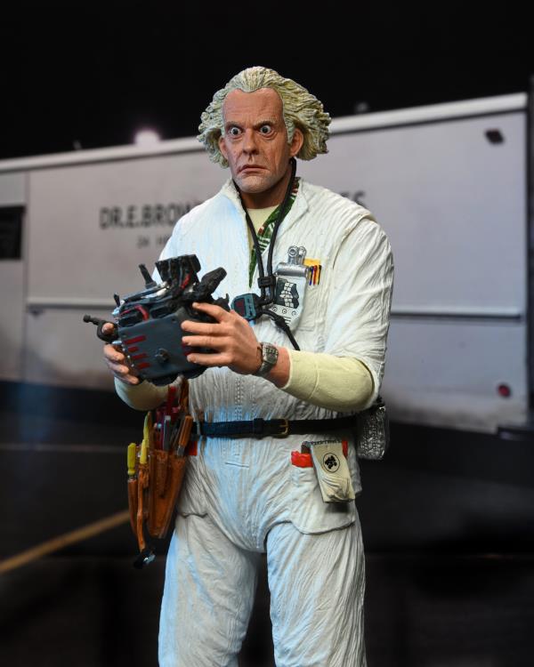 *Distressed Box* NECA: Back to the Future - Ultimate Doc Brown (Hazmat Suit) Action Figure