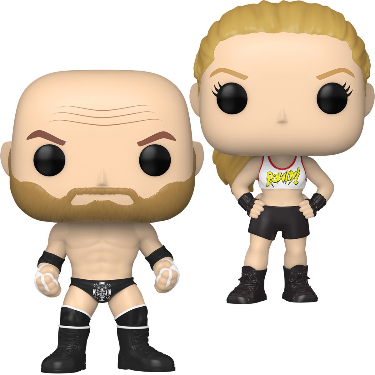 Funko POP! WWE: Triple H and Ronda Rousey 2-Pack