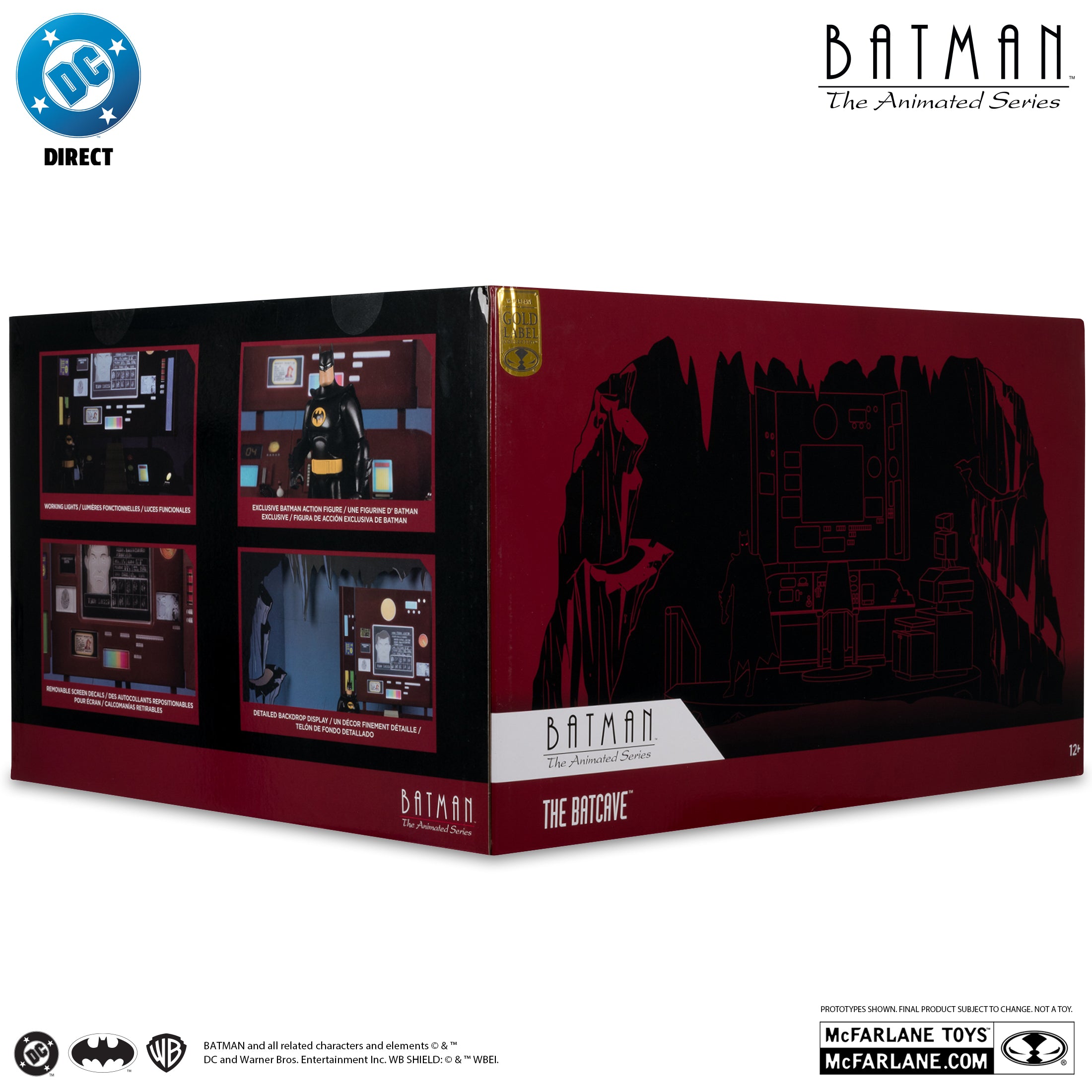Mcfarlane - Batman: The Animated Series The Batcave Playset