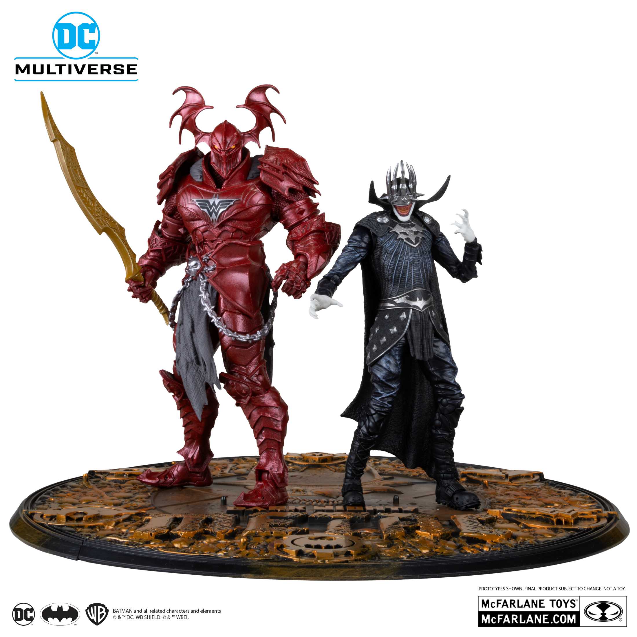 McFarlane DC Multiverse: Batman Who Laughs (Knight Armor) & The Merciless (Dark Multiverse) Collector Edition Action Figure 2-Pack