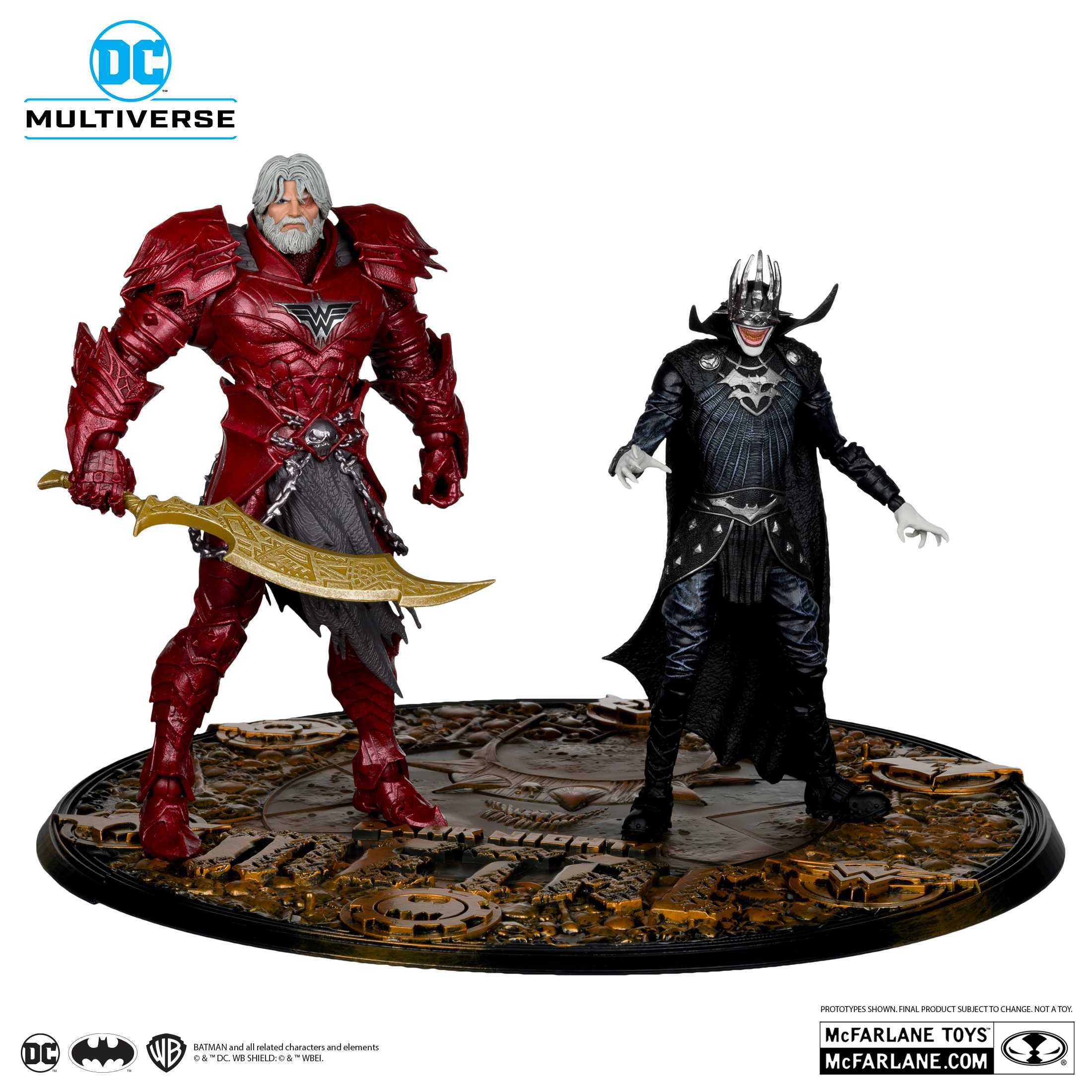 McFarlane DC Multiverse: Batman Who Laughs (Knight Armor) & The Merciless (Dark Multiverse) Collector Edition Action Figure 2-Pack