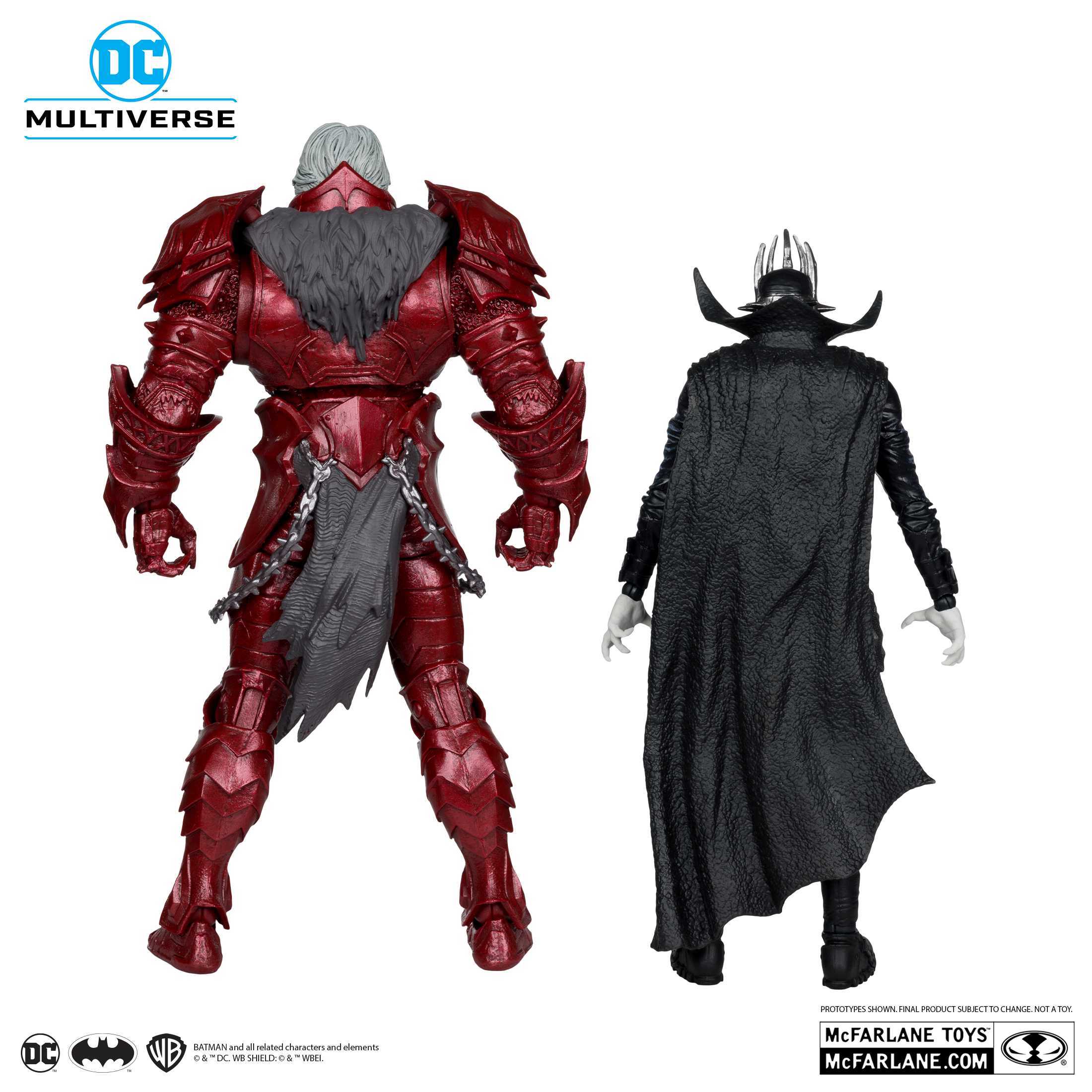 McFarlane DC Multiverse: Batman Who Laughs (Knight Armor) & The Merciless (Dark Multiverse) Collector Edition Action Figure 2-Pack