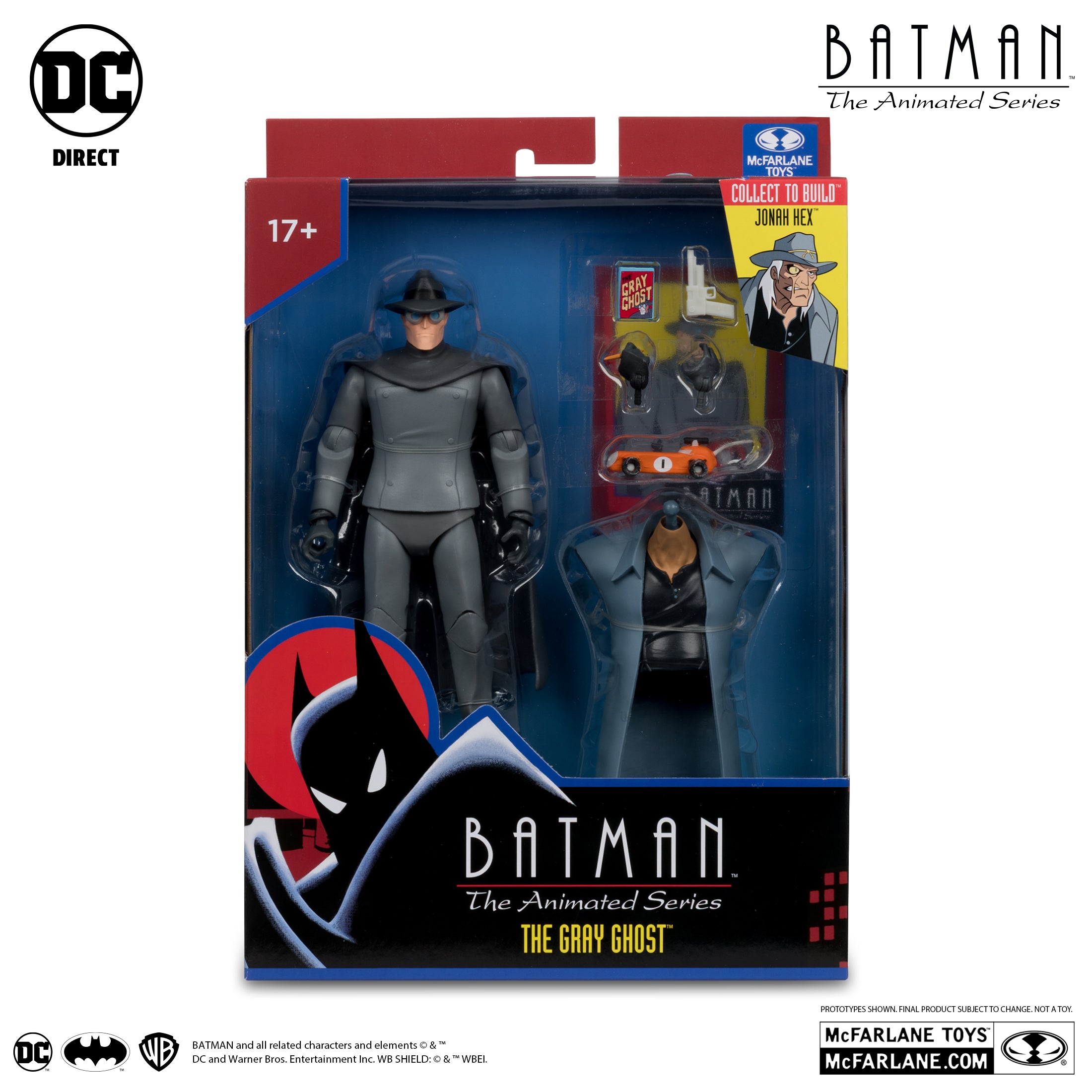 McFarlane DC Multiverse: The Gray Ghost (Batman: The Animated Series Build-A-Figure) Action Figure