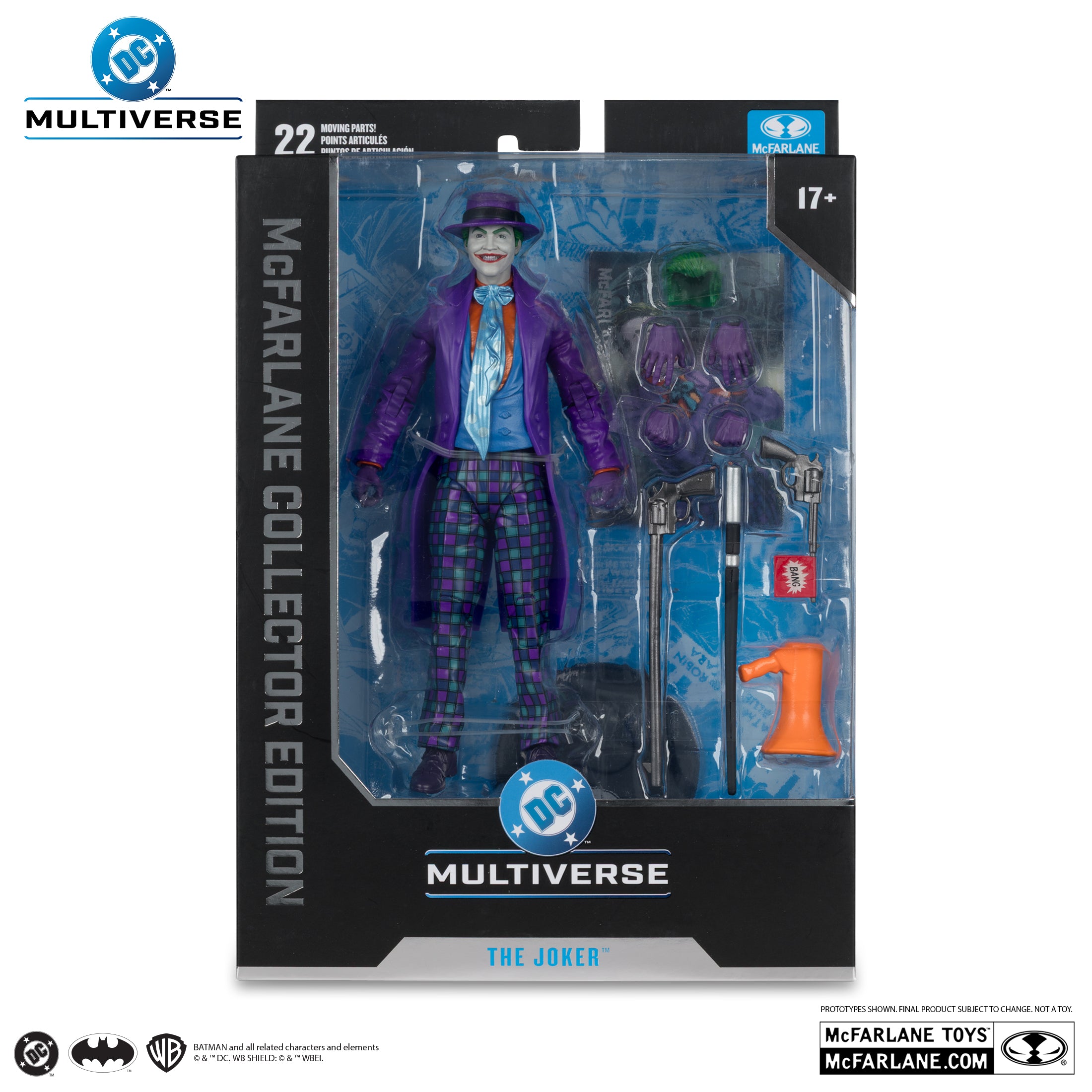 McFarlane DC Multiverse - The Joker – Batman (1989 Comic) Action Figure (McFarlane Collector Edition #57)
