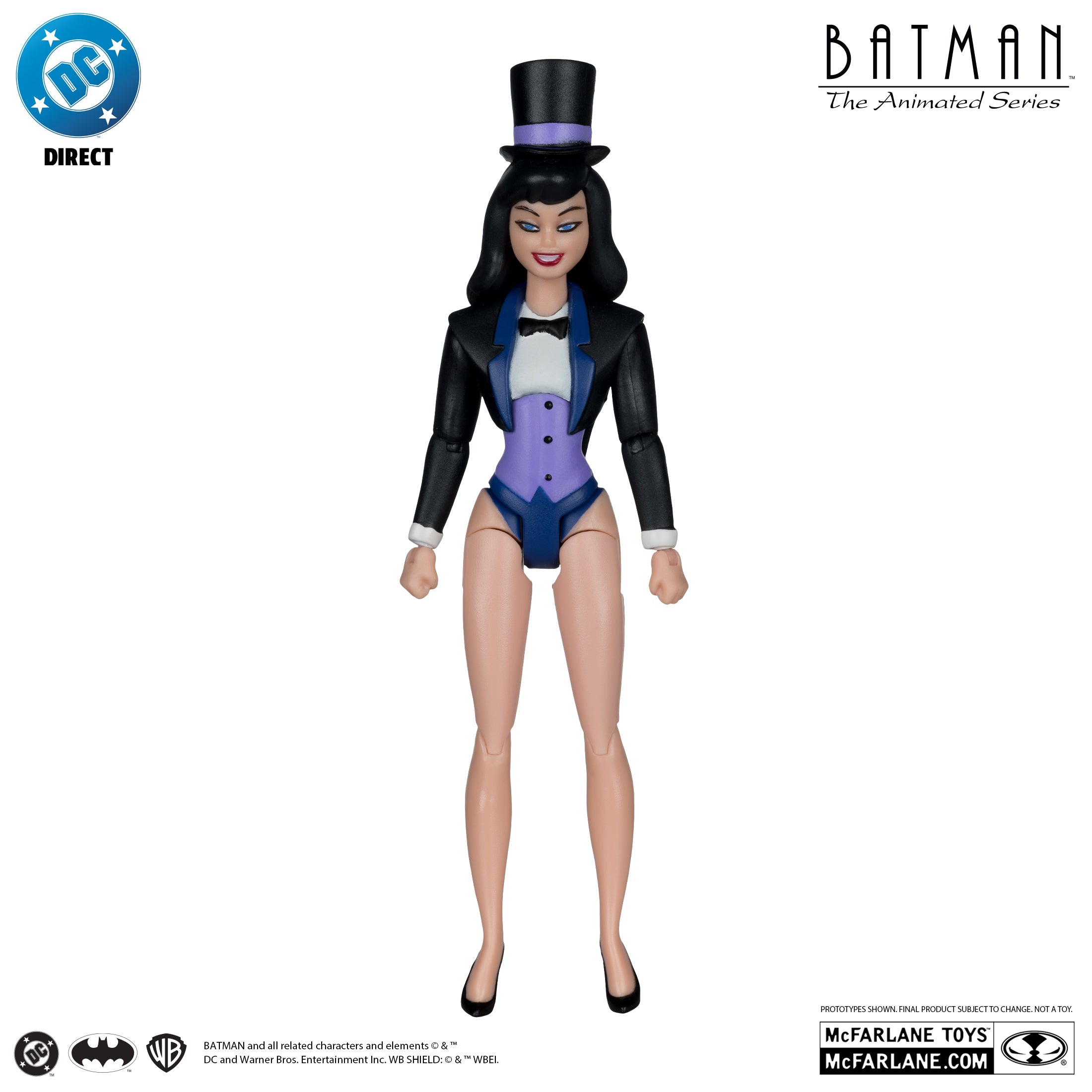 McFarlane DC Direct - Zatanna – Batman: The Animated Series Build-A Figure (Wave 7 — BAF: Clock King)