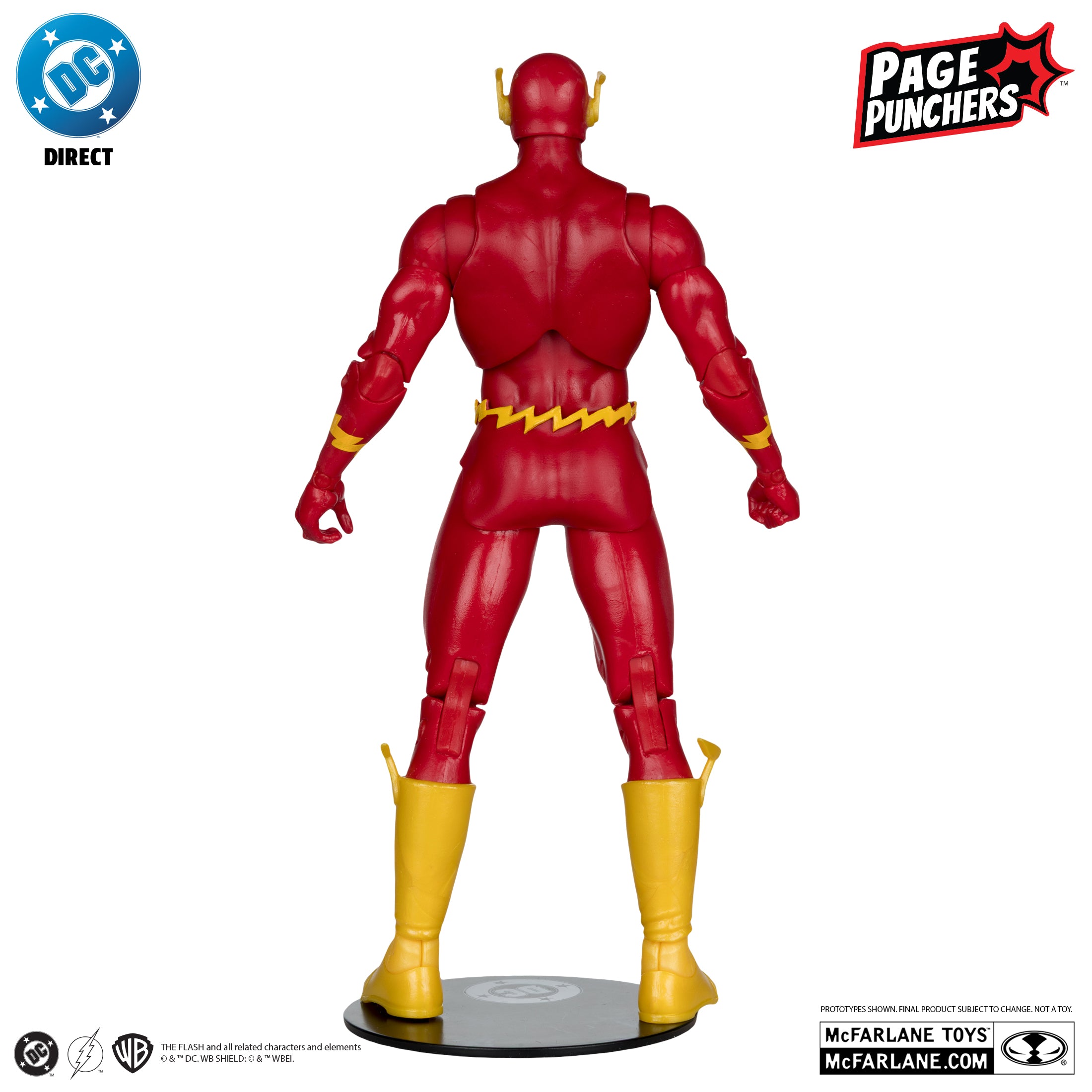 Mcfarlane DC Direct - The Flash (Barry Allen) – The Flash #123 with Comic (Page Punchers) Action Figure