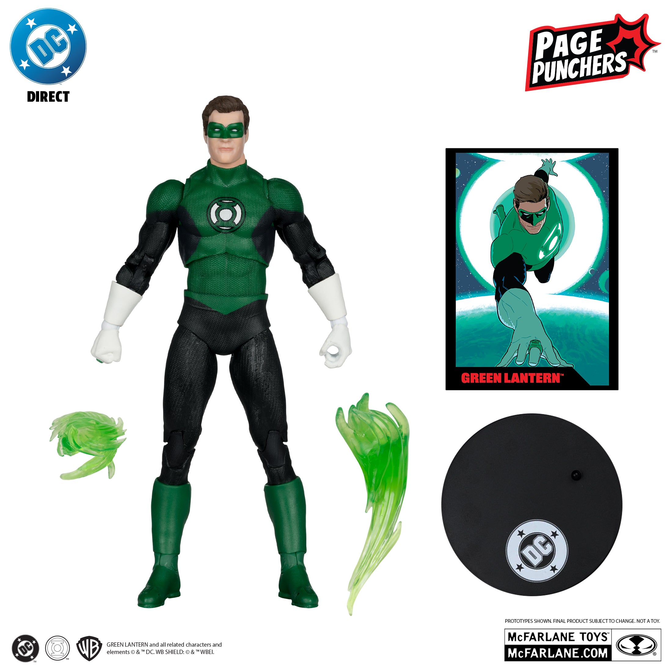 Mcfarlane DC Direct - Green Lantern Hal Jordan – Green Lanterns #48 with Comic (Page Punchers) Action Figure