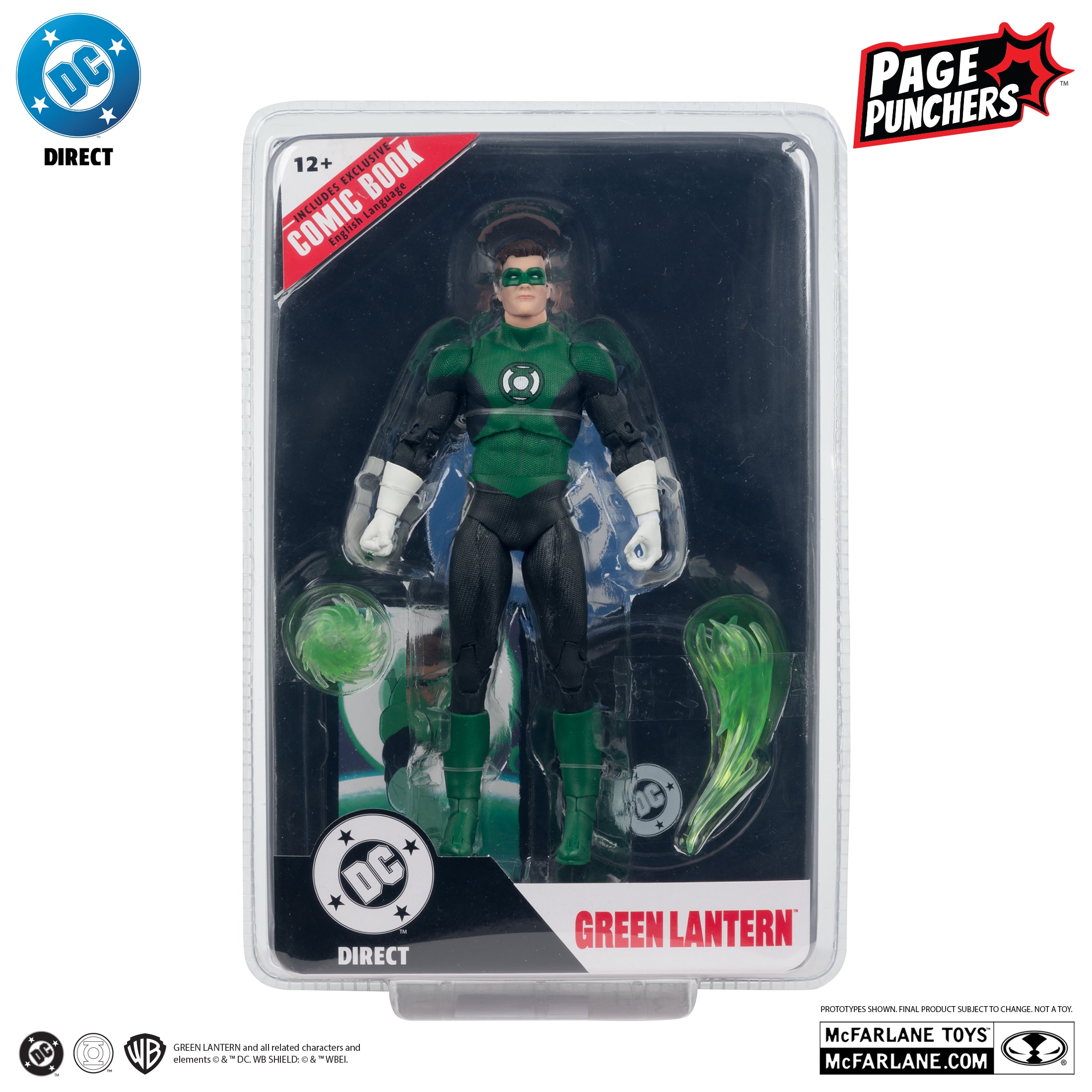 Mcfarlane DC Direct - Green Lantern Hal Jordan – Green Lanterns #48 with Comic (Page Punchers) Action Figure