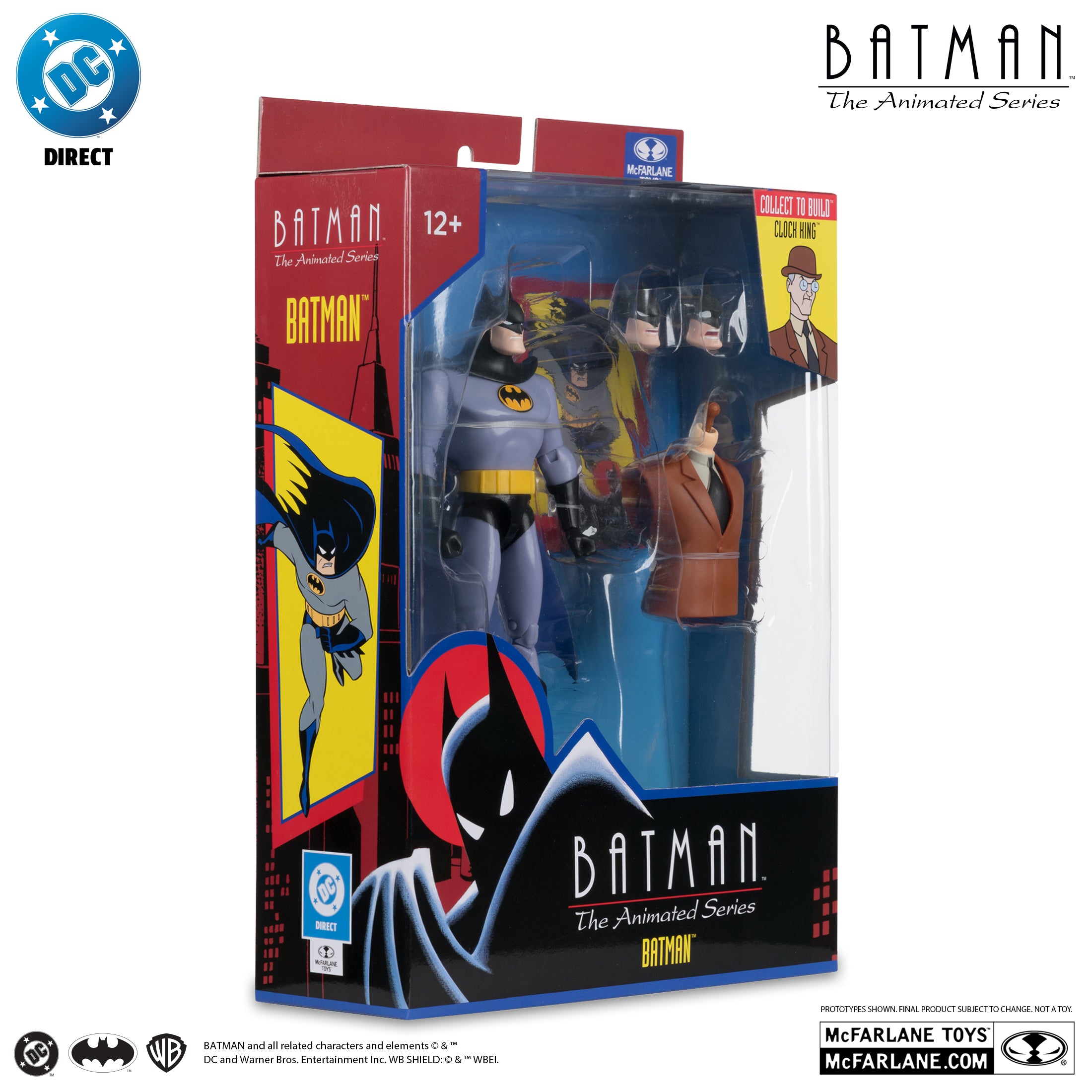 McFarlane DC Direct - Batman – Batman: The Animated Series Expressions Pack Build-A Figure (Wave 7 — BAF: Clock King)