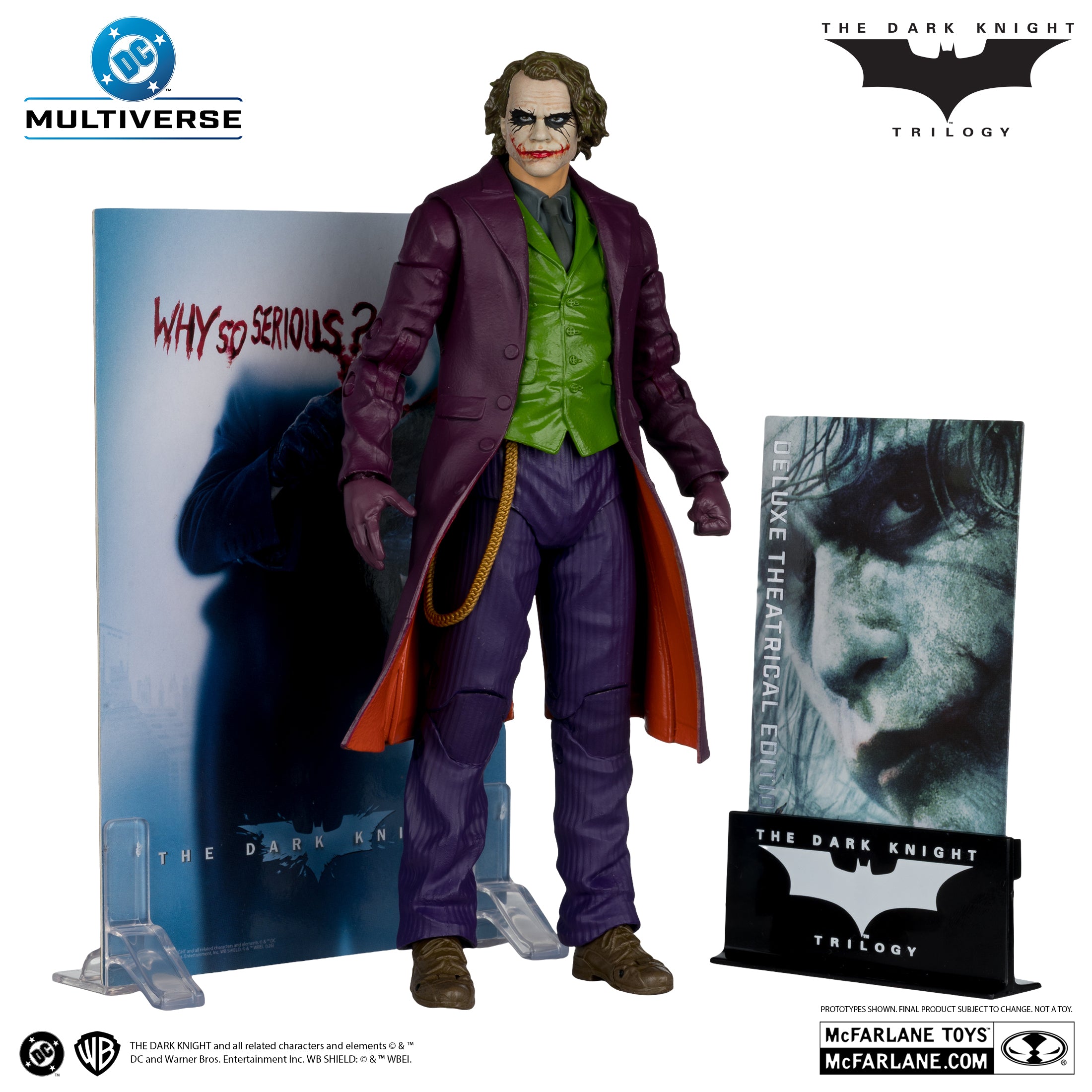 McFarlane DC Multiverse - The Joker – The Dark Knight Deluxe Theatrical Edition Action Figure