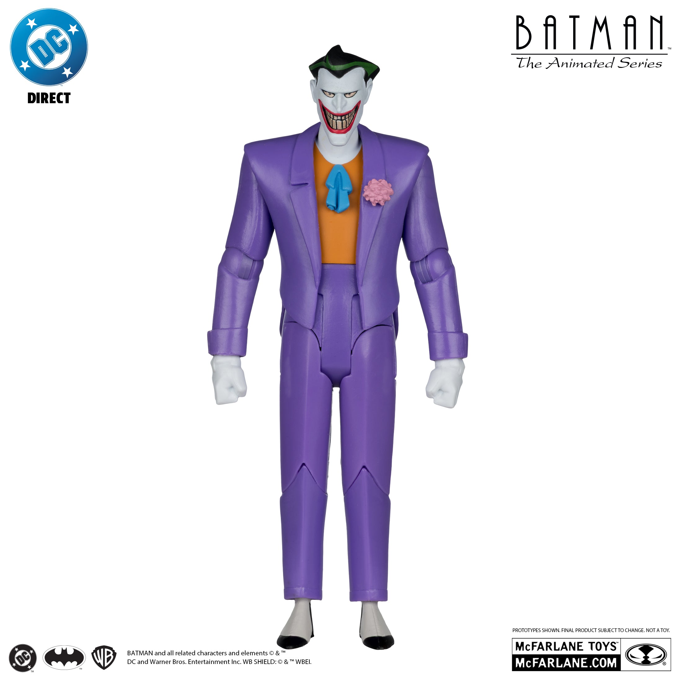 McFarlane DC Direct - The Joker – Batman: The Animated Series Build-A Figure (Wave 7 — BAF: Clock King)