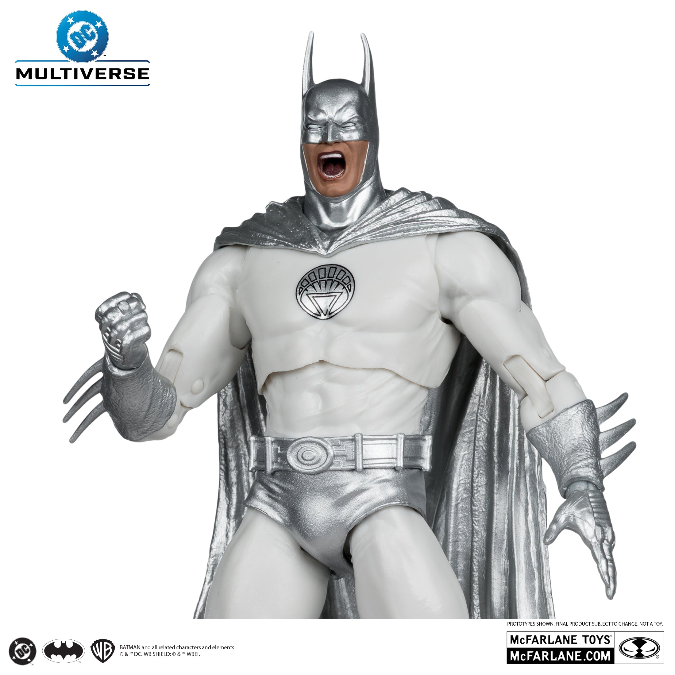McFarlane DC Multiverse - White Lantern Batman – Brightest Day Action Figure (Red Platinum Edition)