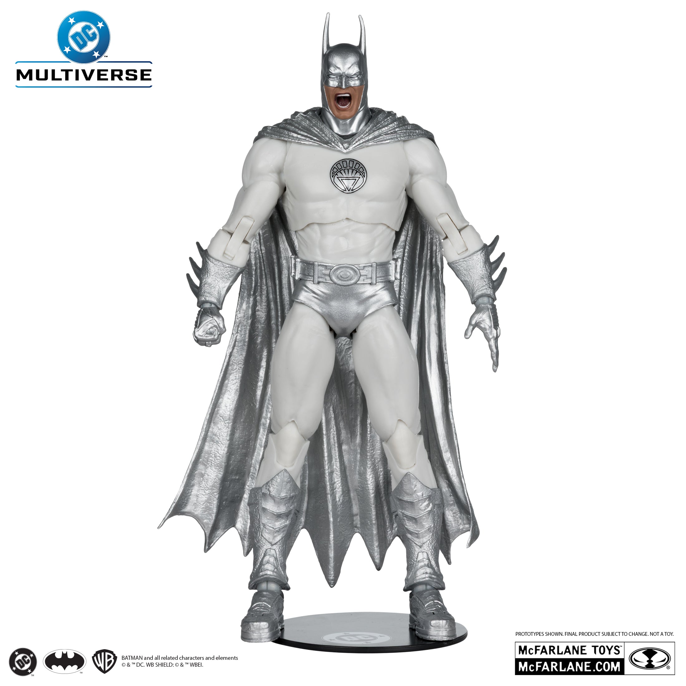 McFarlane DC Multiverse - White Lantern Batman – Brightest Day Action Figure (Red Platinum Edition)