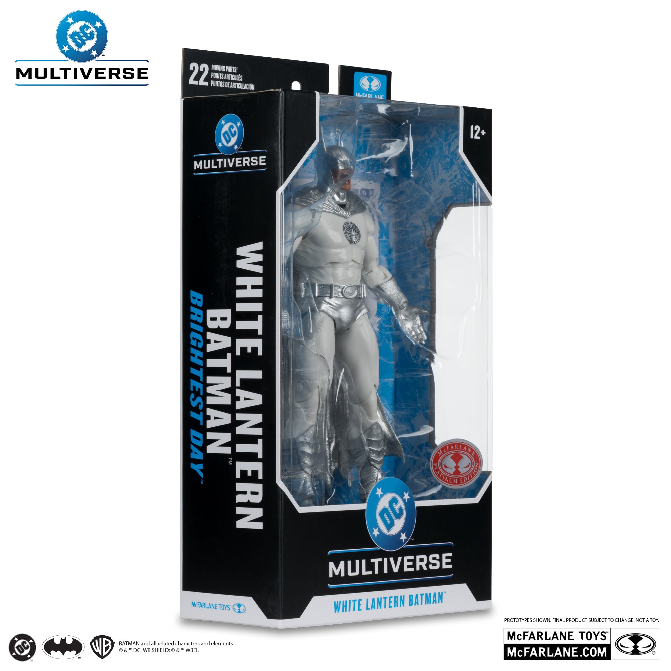 McFarlane DC Multiverse - White Lantern Batman – Brightest Day Action Figure (Red Platinum Edition)