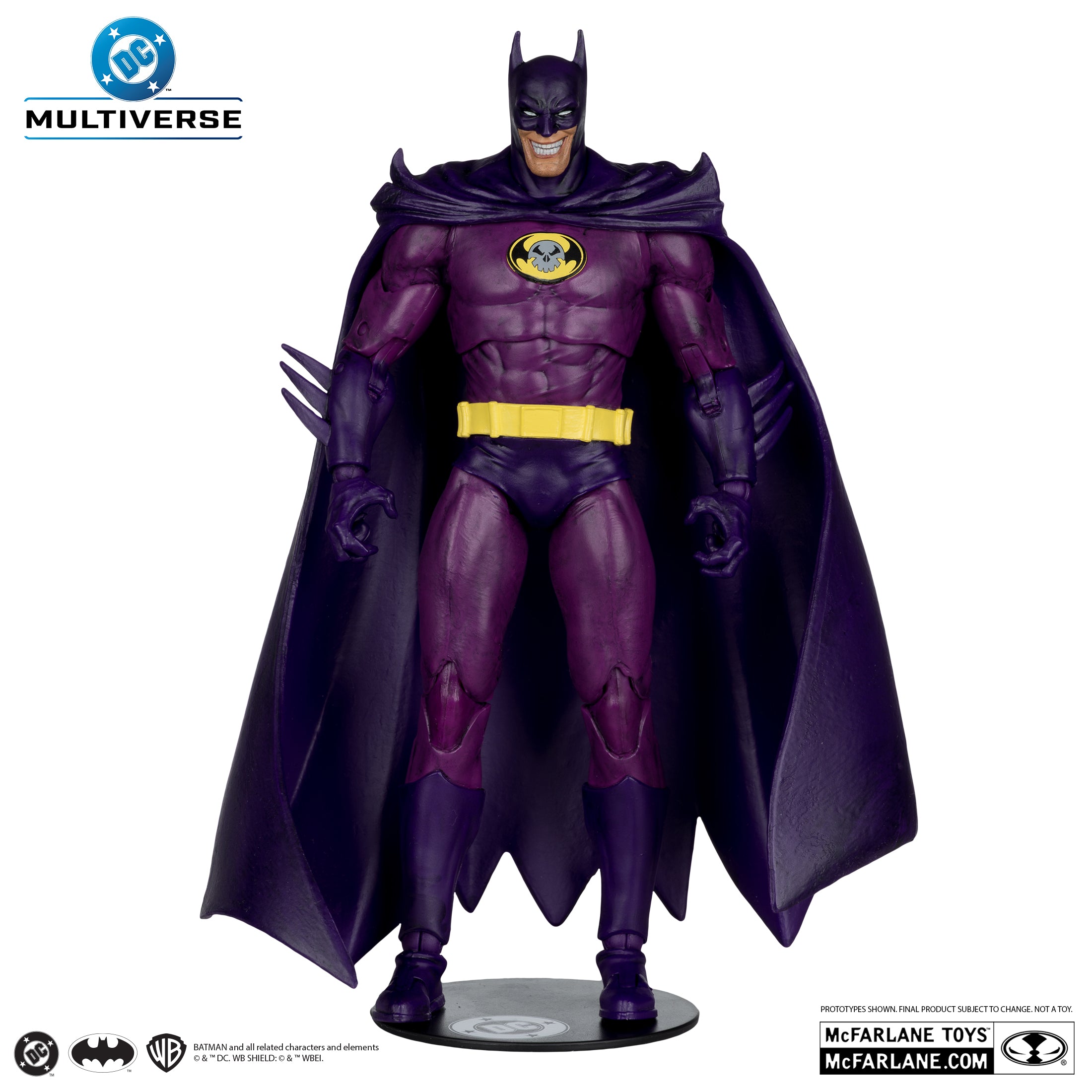 McFarlane DC Multiverse - Batman – JLA: Rock of Ages (Injustice Gang) Action Figure (Red Platinum Edition)