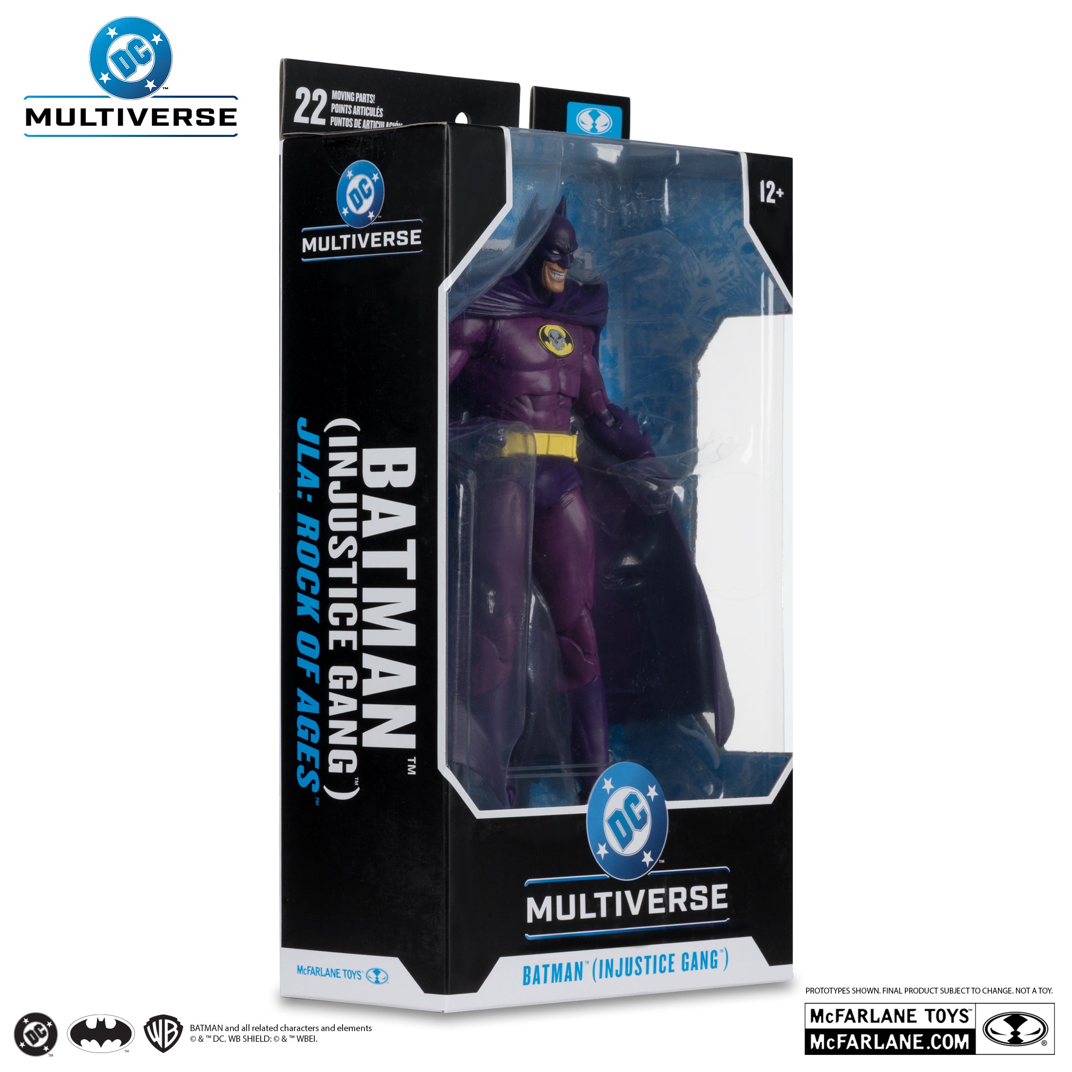 McFarlane DC Multiverse - Batman – JLA: Rock of Ages (Injustice Gang) Action Figure (Red Platinum Edition)