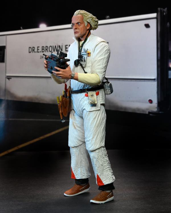 *Distressed Box* NECA: Back to the Future - Ultimate Doc Brown (Hazmat Suit) Action Figure
