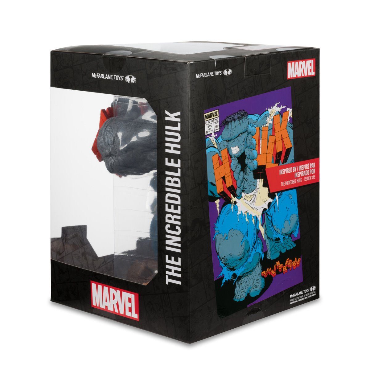Mcfarlane Marvel: The Incredible Hulk #345 1:6 Scale Posed Figure with Scene