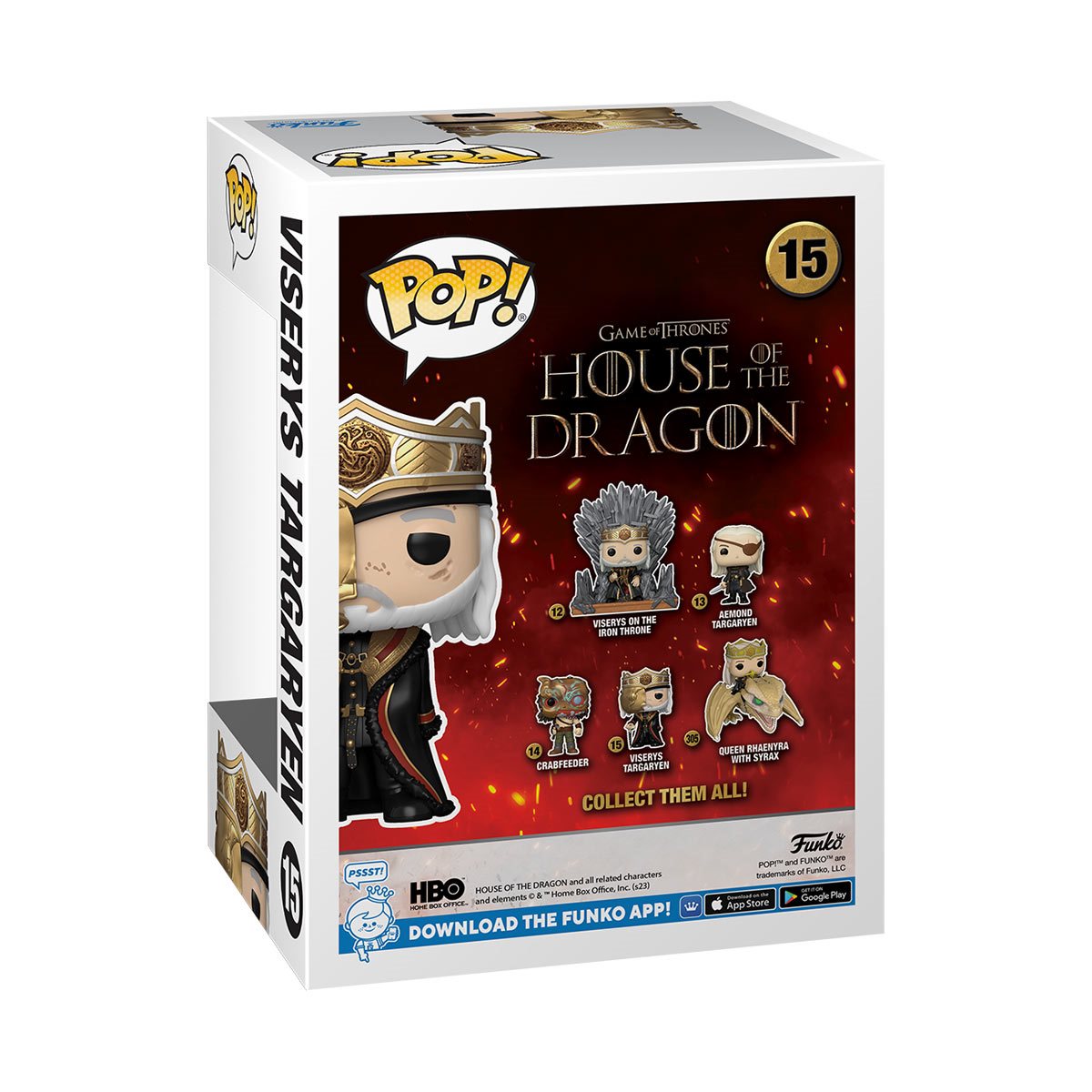 Funko POP! House of the Dragon - Viserys Targaryen with Mask #15