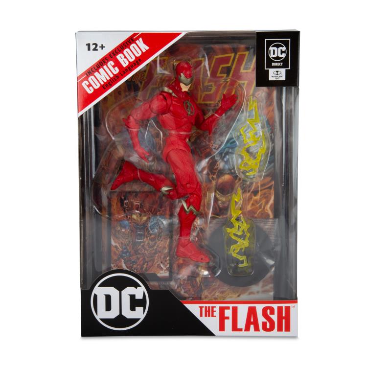 Mcfarlane DC Multiverse: The Flash: Page Punchers - The Flash (Barry Allen) with Comic