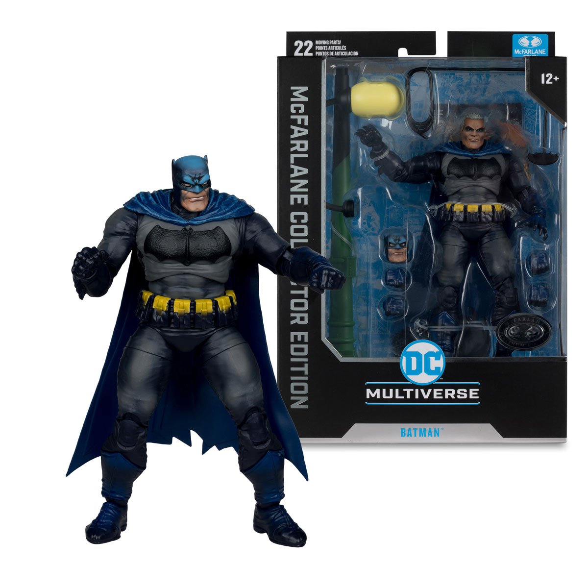 Mcfarlane DC Multiverse - Collector Edition: Batman Dark Knight Returns Battle Damage Blue Outfit Action Figure (CHASE)