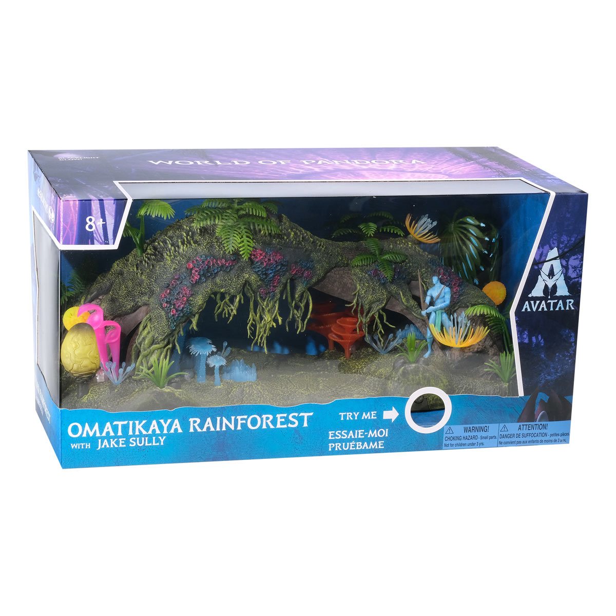 Mcfarlane Avatar: World of Pandora - Omatikaya Rainforest with Jake Sully (Deluxe Playset)