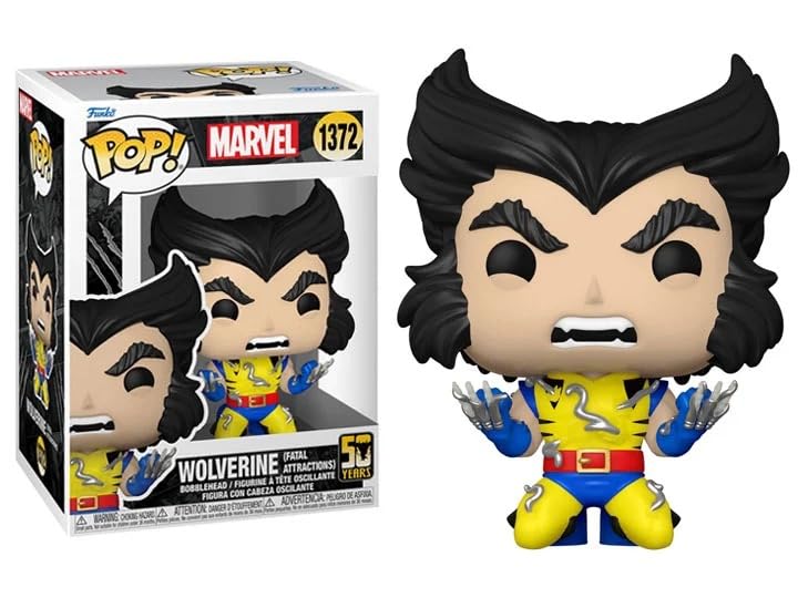 Funko POP! HEROES: Marvel - Wolverine 50th Anniversary - Wolverine (Fatal Attractions)