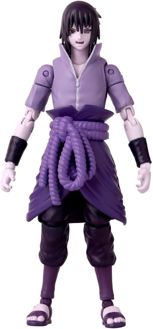 Bandai ANIME HEROES - Naruto Shippuden - Uchiha Sasuke Rinnegan/Mangekyo Sharingan Action Figure