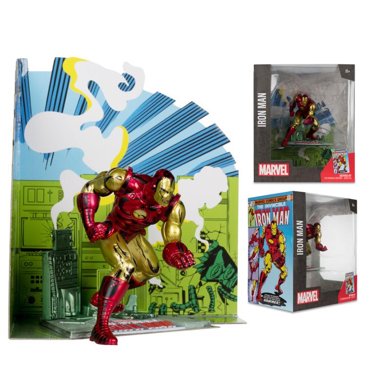 Mcfarlane Marvel Comics: The Invincible Iron Man #126 - Iron Man 1/10 Scale Collectible