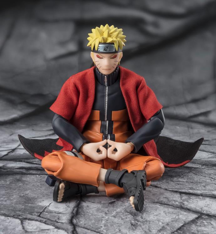 Bandai S.H.Figuarts: Naruto Shippuden - Naruto Uzumaki (Sage Mode Savior of Konoha) Exclusive Action Figure