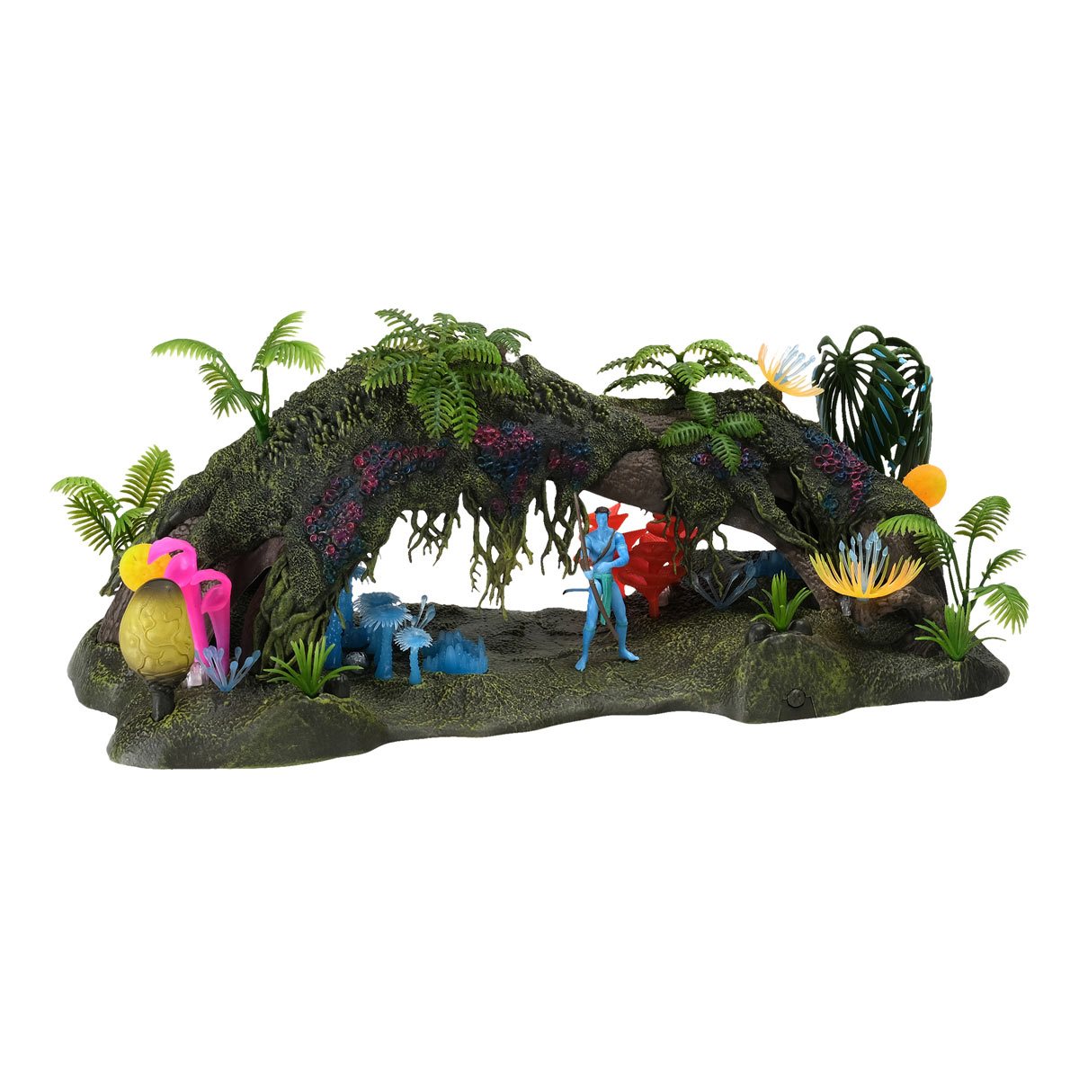 Mcfarlane Avatar: World of Pandora - Omatikaya Rainforest with Jake Sully (Deluxe Playset)