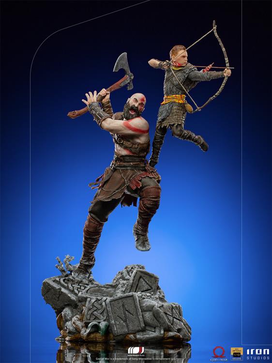 Iron Studios: God of War Battle Diorama Series - Kratos & Atreus Art Scale Limited Edition Statue