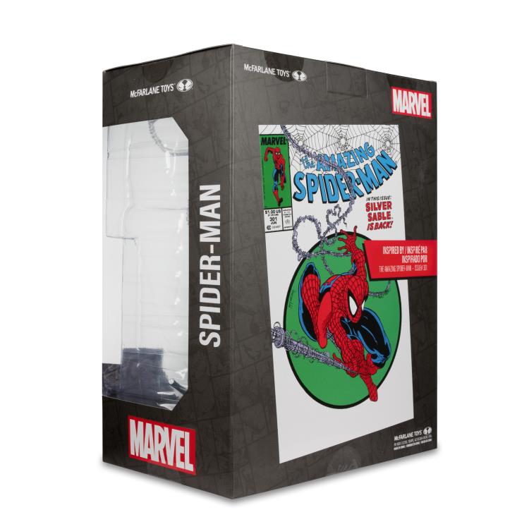 Mcfarlane Marvel: The Amazing Spider-Man #301 - Spider-Man 1:6 Scale Posed Figure with Scene