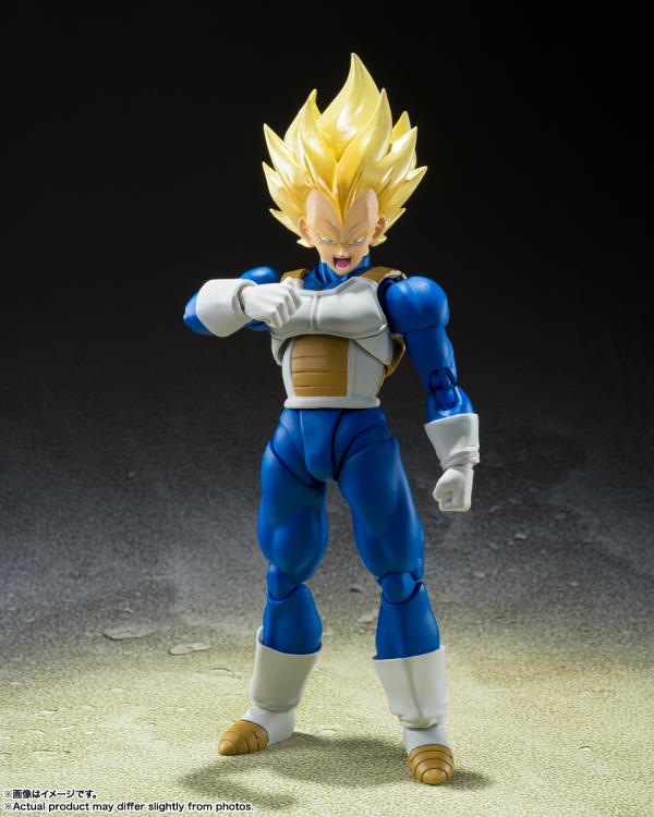 Bandai S.H. Figuarts: Dragon Ball Z - Super Saiyan Vegeta (Awakening Super Saiyan Blood) Action Figure