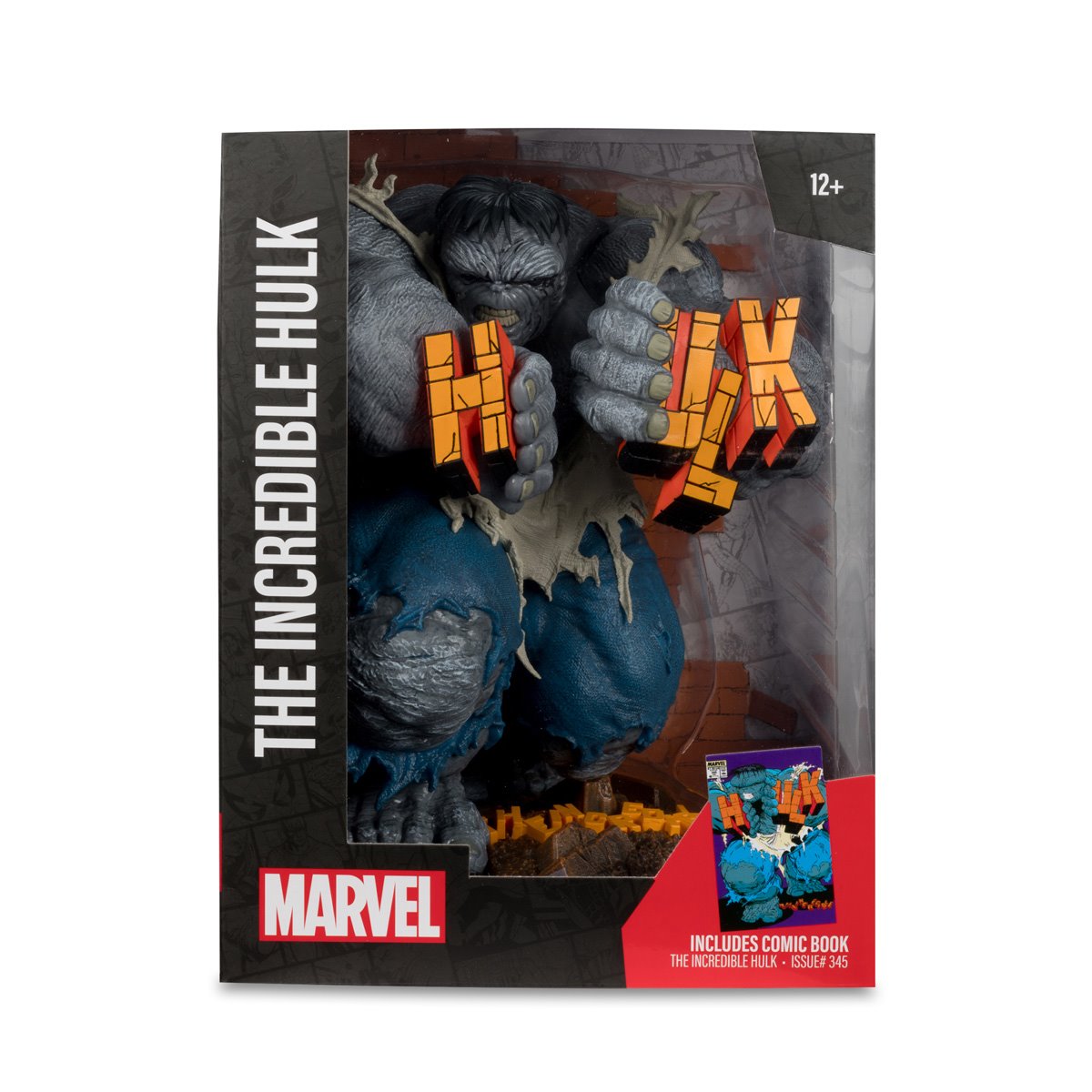 Mcfarlane Marvel: The Incredible Hulk #345 1:6 Scale Posed Figure with Scene
