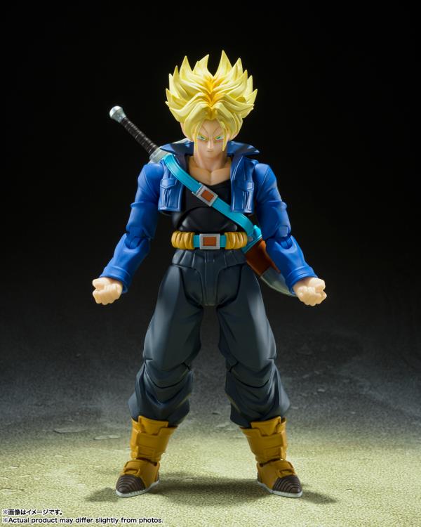 Bandai S.H. Figuarts: Dragon Ball Z - Super Saiyan Trunks (Boy from the Future) Action Figure