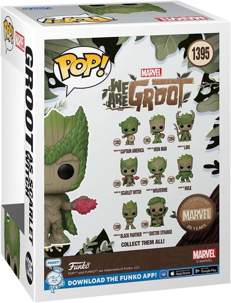 Funko POP! Marvel: We are Groot - Groot as Scarlet Witch #1395