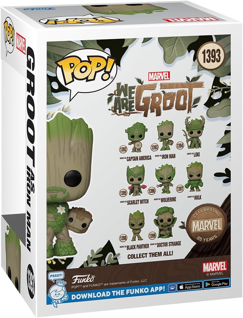 Funko POP! Marvel: We are Groot - Groot as Iron Man #1393