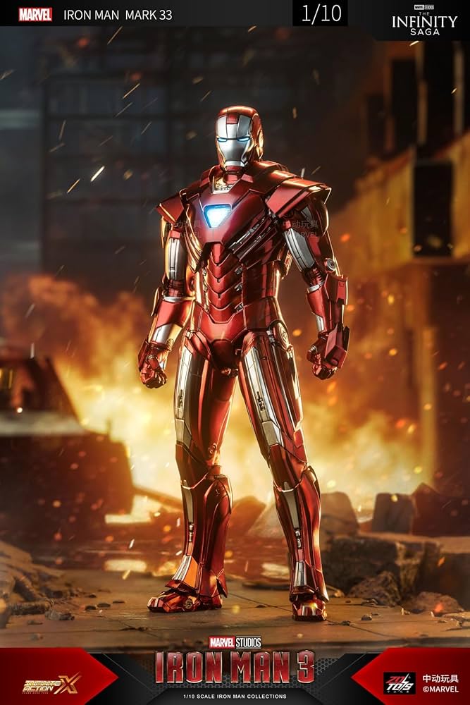 ZD Toys Iron Man 3: Iron Man Mark XXXIII (33) Action Figure ( No Light Up Function )