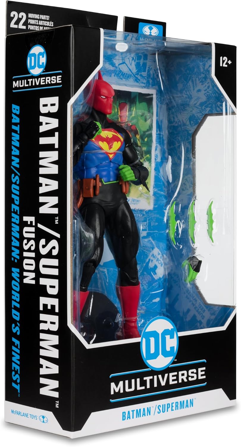 Mcfarlane DC Multiverse - Batman Superman Fusion World's Finest Action Figure