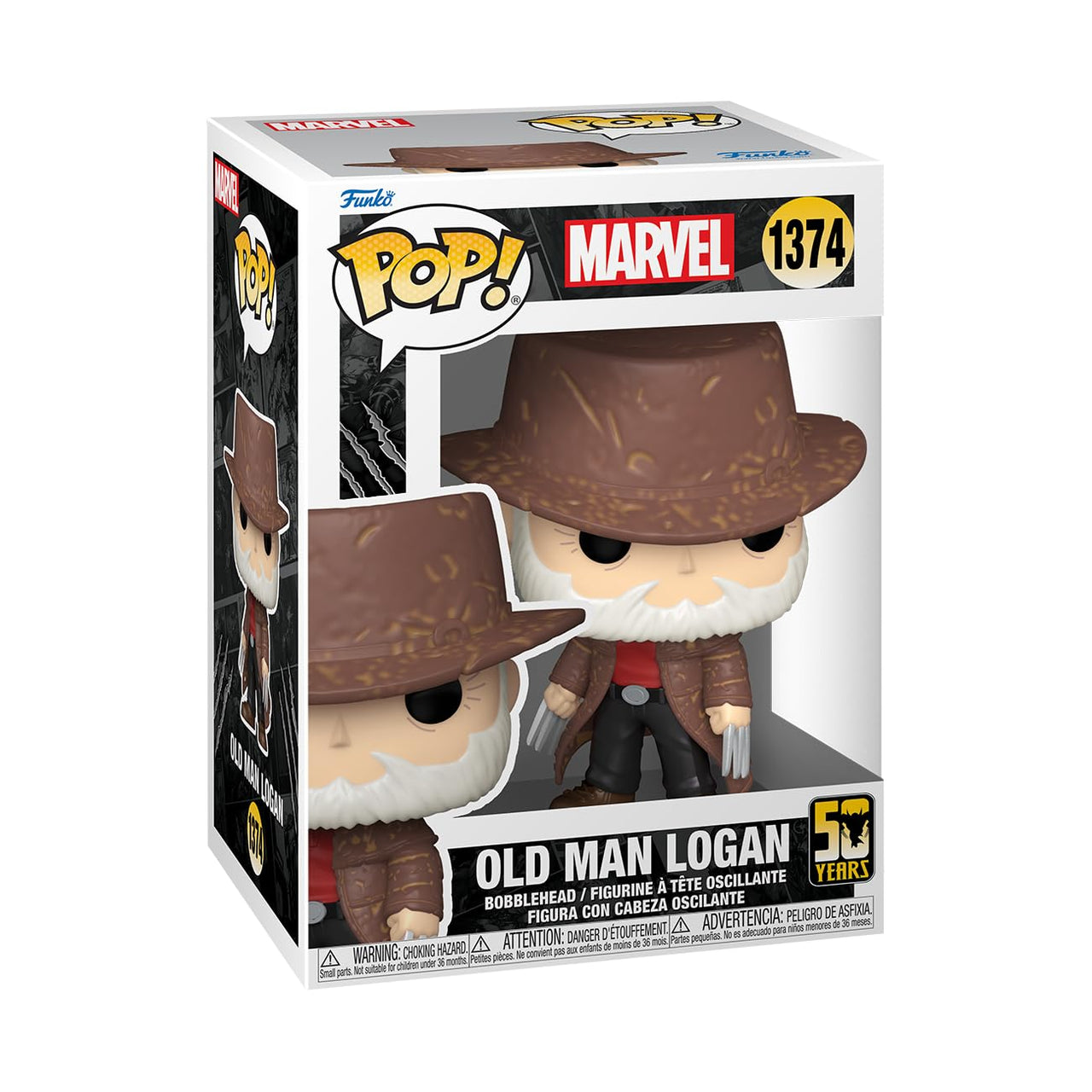 Funko POP! HEROES: Marvel - Wolverine 50th Anniversary - Ultimate Old Man Logan