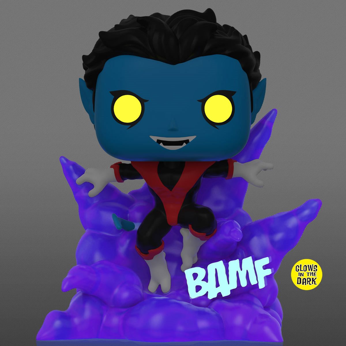 Funko POP!X-Men Teleporting Nightcrawler Glow-in-the-Dark Deluxe #1124 - Previews Exclusive