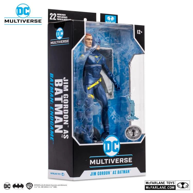 Mcfarlane DC Multiverse: Batman: Endgame - Jim Gordon as Batman Platinum (Chase) Action Figure