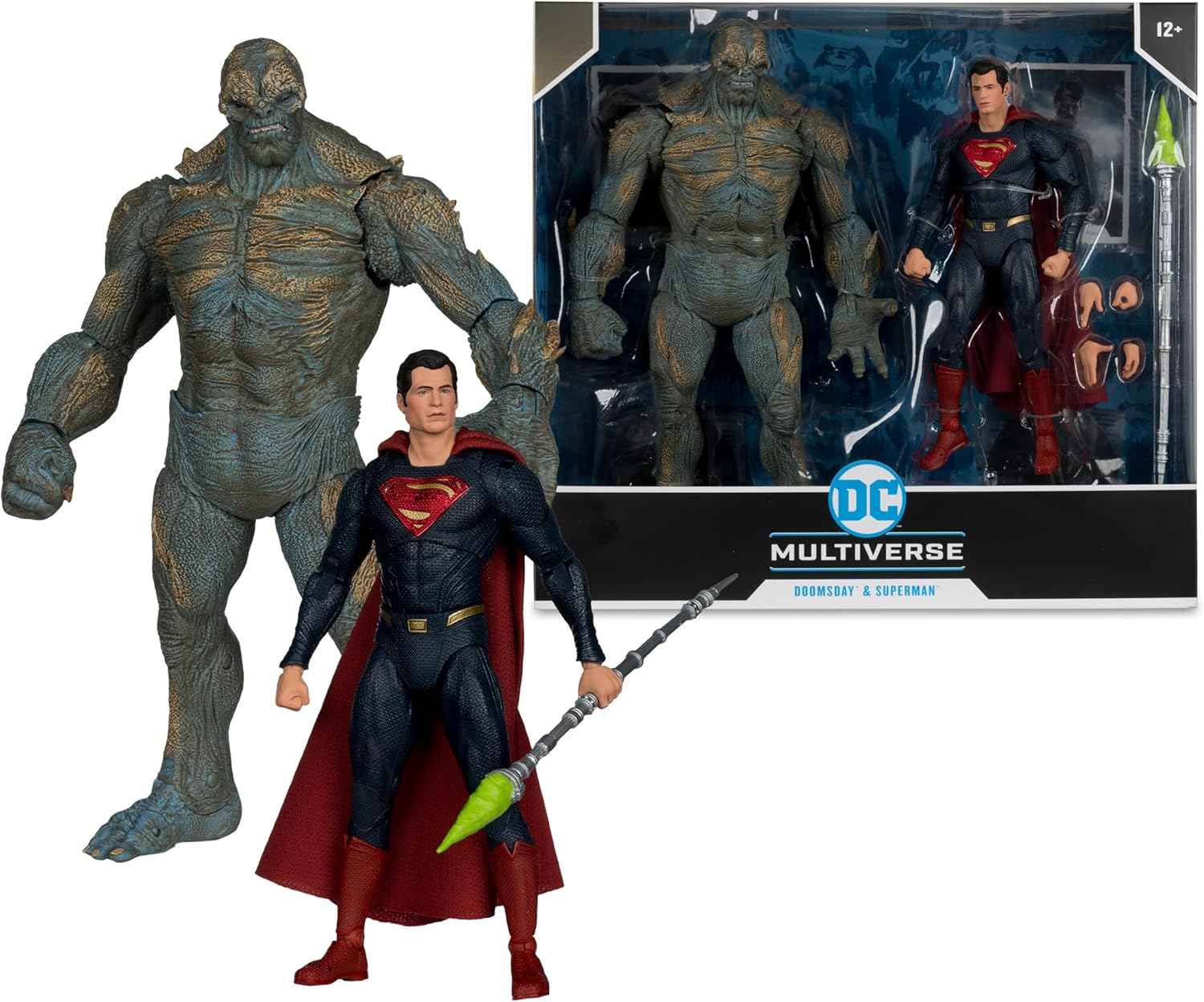 Mcfarlane DC Multiverse - Batman v Superman: Dawn of Justice Doomsday & Superman 2 Pack Action Figure