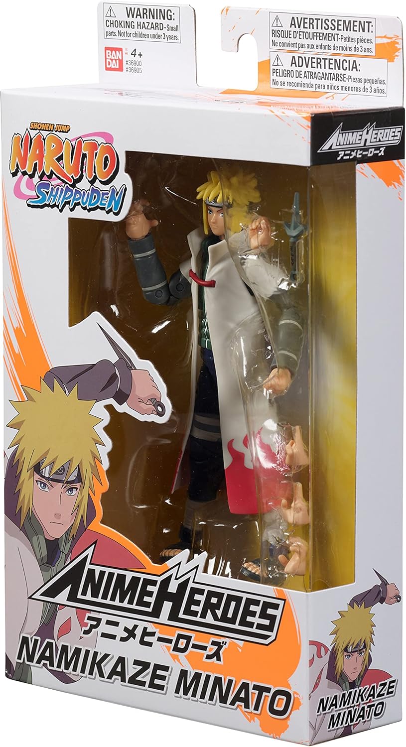 Bandai ANIME HEROES - Naruto Shippuden - Minato Namikaze Action Figure